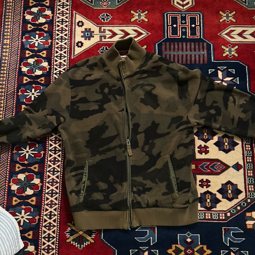 High Collar Camo Jacket